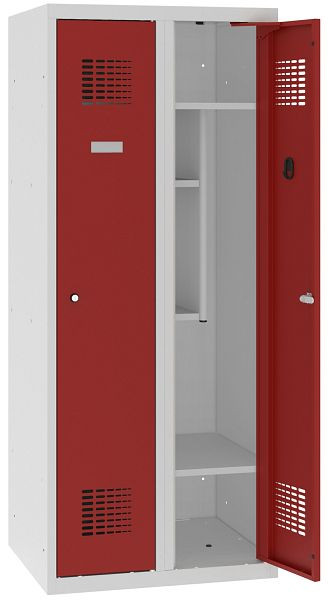 Eurobox Spind, 2 Abteile 600 mm, H: 1450 mm, 0700-030201