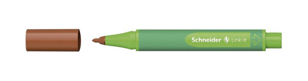 Schneider Faserschreiber Link-It braun, 192007, 4004675107503