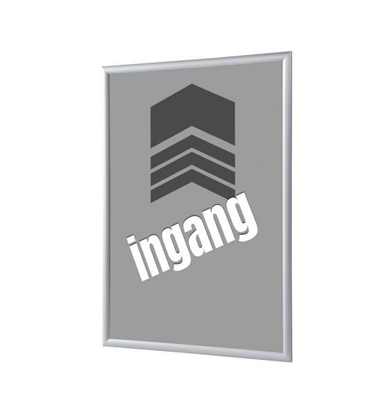 Showdown Displays Klapprahmen A4 Komplettset Eingang Grau Niederländisch, KRA4G25LPPI461