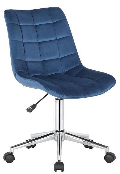 CLP Bürostuhl Medford Samt, blau, 318091, 4251756453367