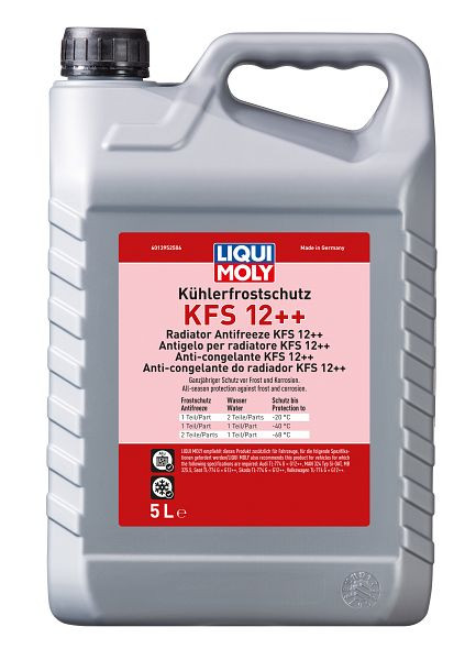 LIQUI MOLY Kühlerfrostschutz KFS 12++, Kanister Kunststoff, VE: 5 Liter, 21135
