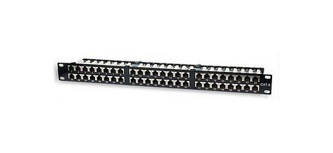 INTELLINET 48-Port Cat5e Patchpanel, geschirmt, 513517