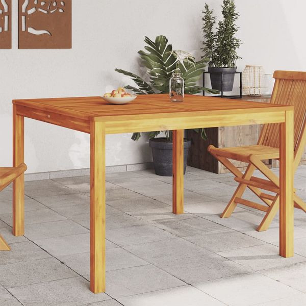 vidaXL Garten-Esstisch 110x110x75 cm Massivholz Akazie, 366369