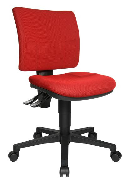 Topstar „Small-Office“-Drehstuhl, 100% Polyester, rot, 8070BC1