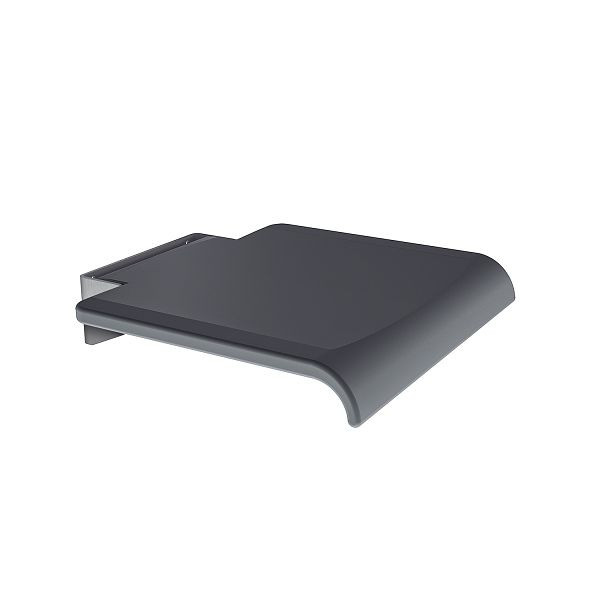 KWC Duschklappsitz, MEDCARE, Aufputz, 450x95x458 mm, Sitz grau Polyurethan, 3600003783
