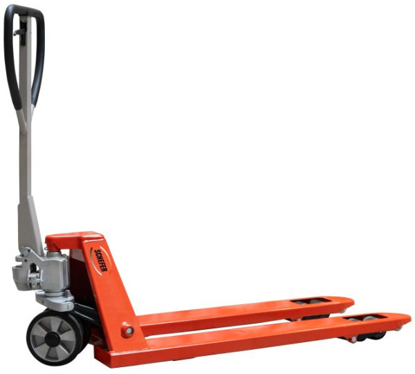 Schefer Gabelhubwagen 2500kg - 1150mm Premium mit Schnellhub, Lenkräder aus Gummi, 1101062RTPQ
