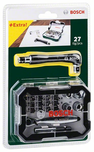 Bosch Promoline Schraubendreher Bit-Set 26-teilig, VE: 12 Stück, 2607017393