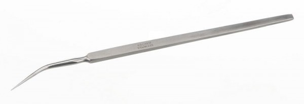 Bochem Präpariernadel, rostfrei, gebogen, L=140mm, mit Edelstahlgriff, 12035
