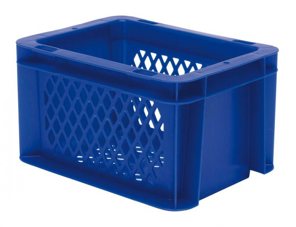 LA-KA-PE TK 200/120-2, gelb, Transport-Stapelkasten, Wände und Boden durchbrochen, VE: 16 Stück, 07912 22 24