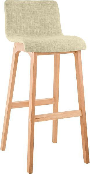 CLP Barhocker Hoover Stoff Natura, creme, 301319, 4251563453659