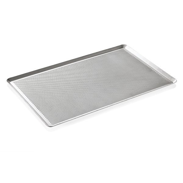 WAS Backblech mit Perforierung, 60 x 40 x 2 cm, Aluminium, 6816600