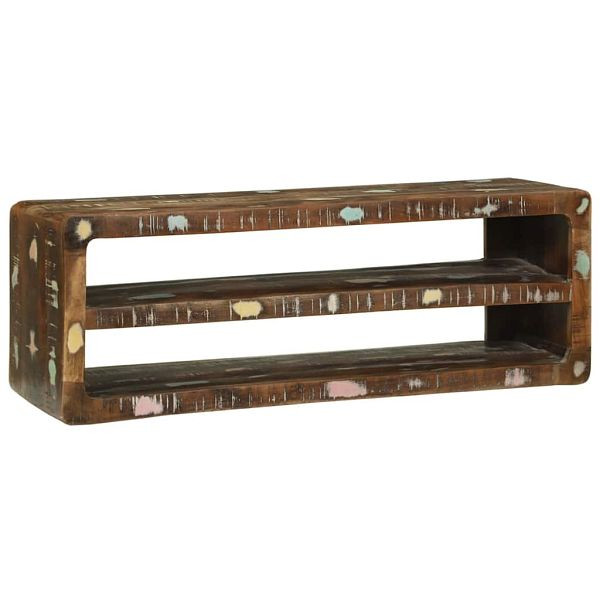 vidaXL TV-Schrank Mehrfarbig 100 x 32 x 36 cm Massivholz Altholz, 4104546