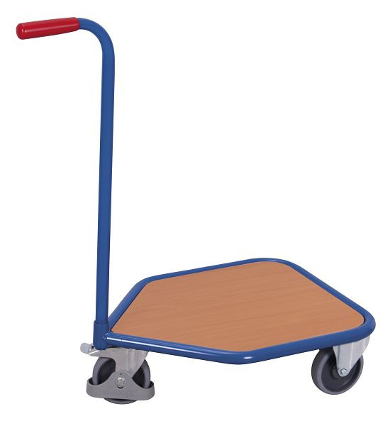 VARIOfit Griffroller mit Boden, Ladefläche: 565 x 450 mm, RAL 5010 enzianblau, sw-450.804