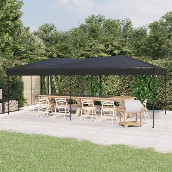 vidaXL Partyzelt Faltbar Anthrazit 3x6 m, Top-Qualität, 93537
