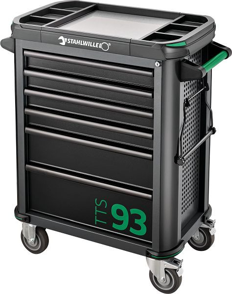 STAHLWILLE Werkstattwagen TTS 93/66 Schub, Länge 481 x 877 x 1000 mm anthrazit, RAL 7016; schwarz RAL 9005, 81200154