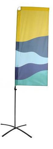 Showdown Displays Beachflag Budget Square XL Druck, BFBS-XLG