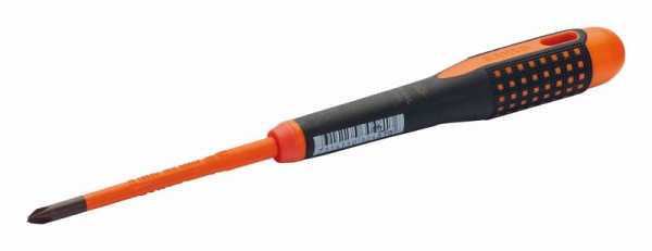 Bahco Schraubendreher, Ergo™, isoliert, schlank, Schlitz, 5 mm / PH 1, 80 mm, BE-8510SL