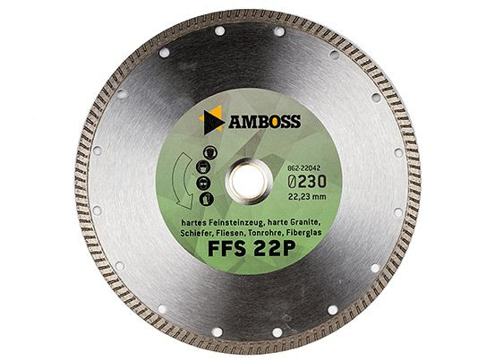 Amboss Werkzeuge FFS 22P Diamant Trennscheibe 250 x 2 x 25.4, 862-22049