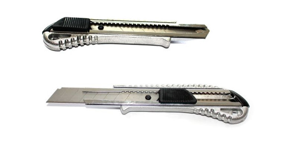 VaGo-Tools Alu Teppichmesser Druckguss 18 mm Cuttermesser, VE: 24 Stück, MN-1-24_vx