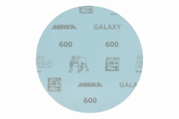 Mirka Schleifscheibe GALAXY 125mm Grip 600, VE: 100 Stück, FY61209961