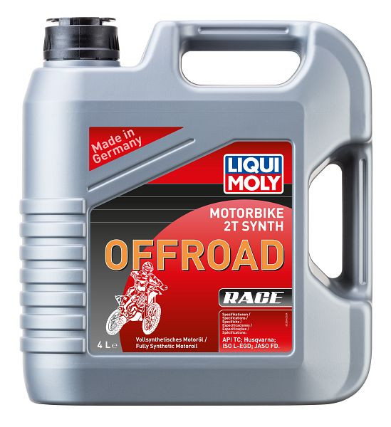 LIQUI MOLY Motoröl Motorbike 2T Synth Offroad Race, Kanister Kunststoff, VE: 4 Liter, 3064