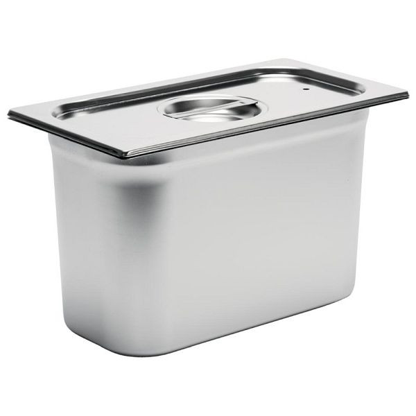 Gastro M Edelstahl GN-Behälter 20cm GN1/3, verstärkte Kanten, GR713