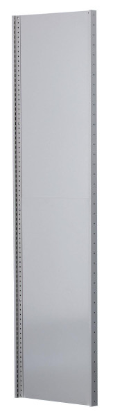 Schulte MULTIplus T-Profil-Vollblechrahmen, vormontiert, 2500x500 mm, RAL 7035 lichtgrau, 30268