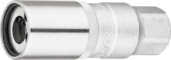 Hazet Stehbolzen-Ausdreher, Vierkant hohl 12,5 mm (1/2 Zoll), 27 mm, Stehbolzen Durchmesser: 10 mm, 844-10