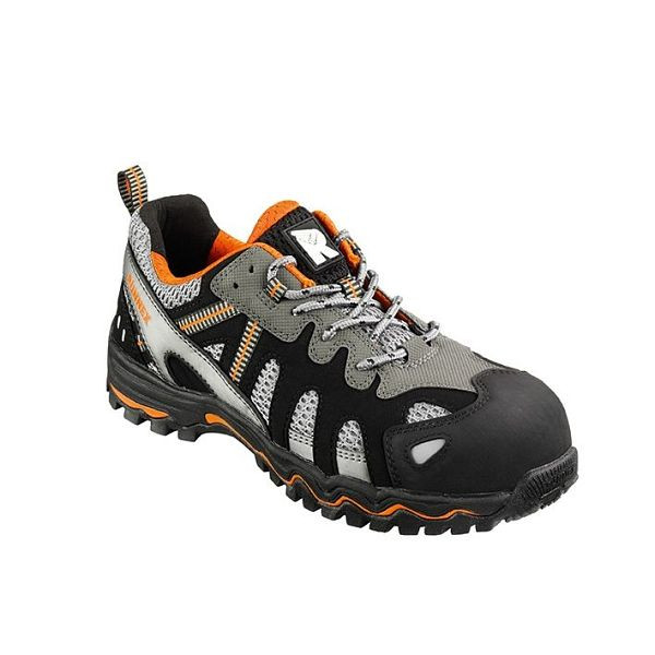 RUNNEX S1-Sicherheitshalbschuhe LightStar, schwarz/grau/orange, Größe: 43, VE: 1 Paar, 5120-43