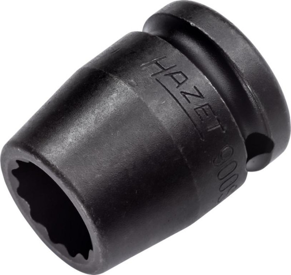 Hazet Schlag-, Maschinenschrauber Steckschlüsseleinsatz, Doppelsechskant, Vierkant hohl 12,5 mm, 16 mm, 900SZ-16