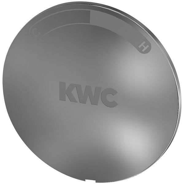 KWC Verschlusskappe für F3S Selbstschluss-Eingriffmischer, mit Temperaturmarkierung, 2030064061