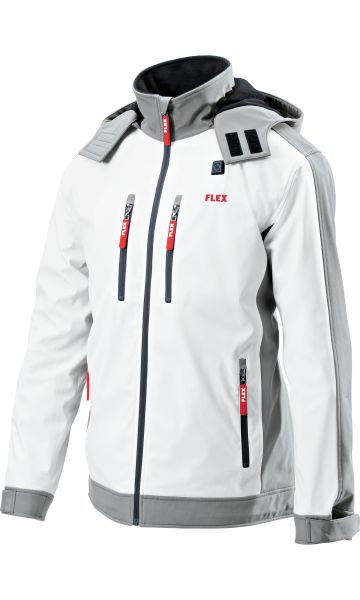 FLEX Akku-Heizjacke, Softshell TJ White 10.8/18.0 L Men, 511935