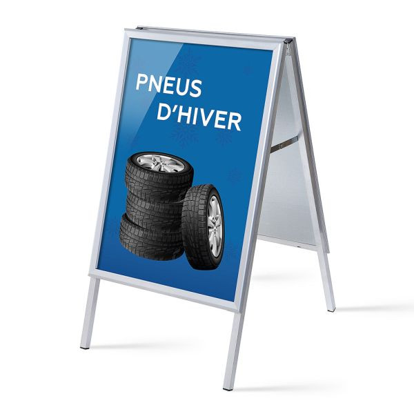 Showdown Displays Kundenstopper A1 Komplettset Winterreifen Französisch, ZPA1G32MEI533