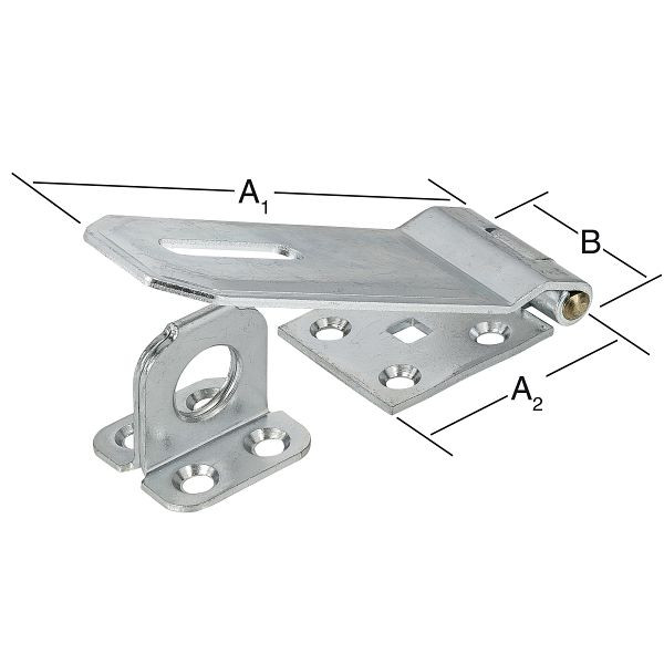 Vormann Sicherheits-Überfallen 200 x 50 mm, verzinkt, VE: 5 Stück, 000025200Z