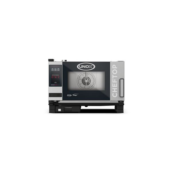 UNOX CHEFTOP MIND.Maps ONE Professioneller Countertop-Ofen 3 Einschübe GN 1/1 Elektrisch Türöffnung rechts, XEVC-0311-E1RM