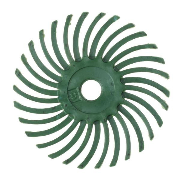 3M Scotch-Brite Radial Bristle Brush RB-ZB, grün, 25,4 mm x 3 mm, P50, Typ C, VE: 96 Stück, 7000000761