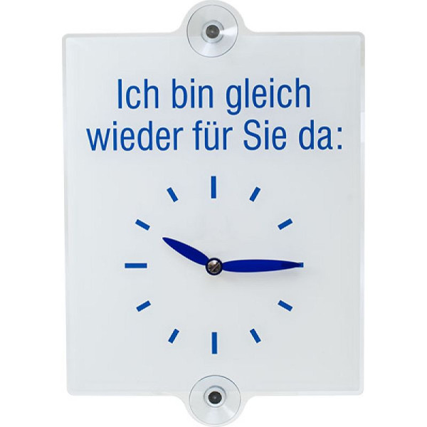 Stein HGS Ladentürschild, Ich bin gleich wieder für Sie da:, 46.5870