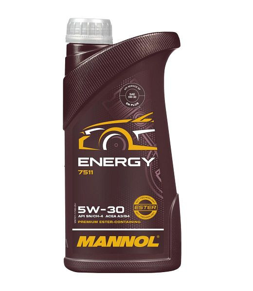 MANNOL Premium-Motorenöl 7511 Energy 5W-30, VE: 1 l, MN7511-1
