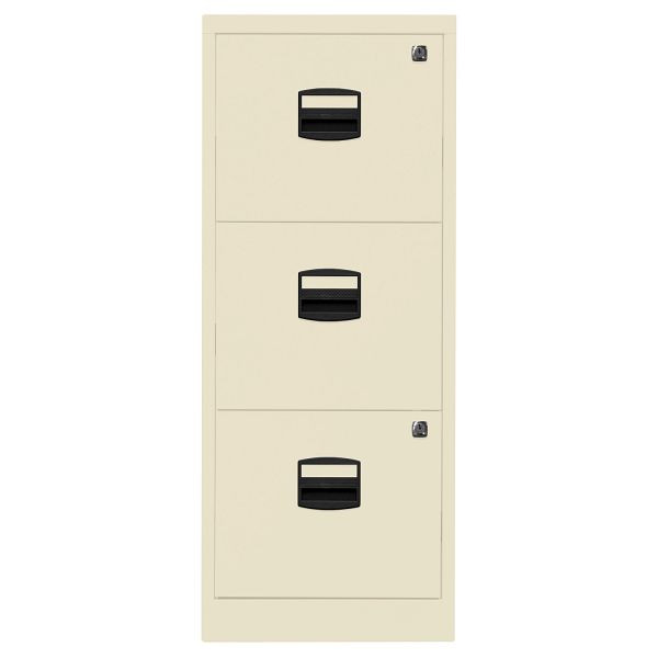 Bisley Home Hängeregistraturschrank PFA, 3 HR-Schubladen, 669 hellelfenbein, PFA3F669