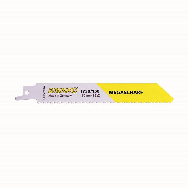 BRINKO Säbelsägeblatt Universal MEGASCHARF 150 mm, 8 ZpZ, 1750/150