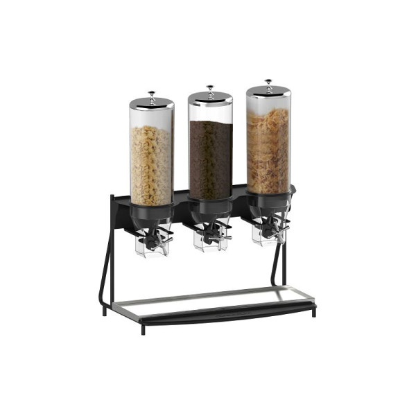 Casselin 3-Röhren-Getreidespender Groß, Epoxidharzlackierte Metallstruktur, CDCL3