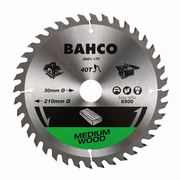Bahco Kreissägeblatt, 140 mm, 16 Zähne für Holz, 8501-4