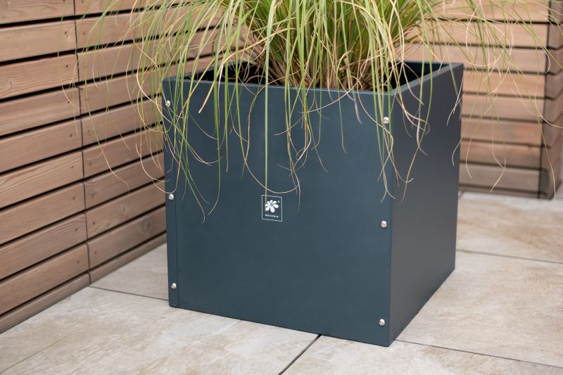 Herstera Garden Pflanzkasten 50x50x50 Anthrazit HG08976805 günstig