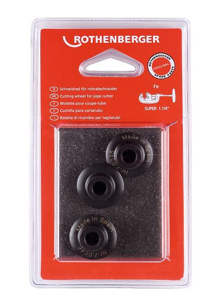 Rothenberger Schneidrad für SUPER 1.1/4", 3 Stück, 070046D