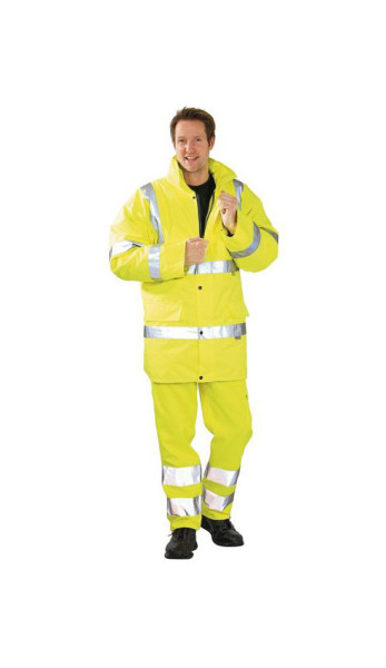 Planam Warnschutz Parka, uni gelb, Größe XXL, 2054060