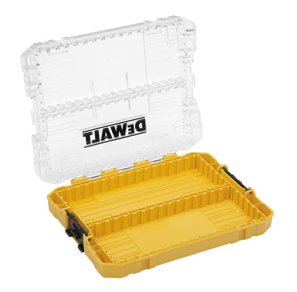 DeWalt Mittlerer TOUGHCASE™ Koffer inkl. Schüttboxen und Halterungen für 25 mm und 57 mm Schrauberbits, leer zum Nachfüllen, VE: 5 Stück, DT70803-QZ