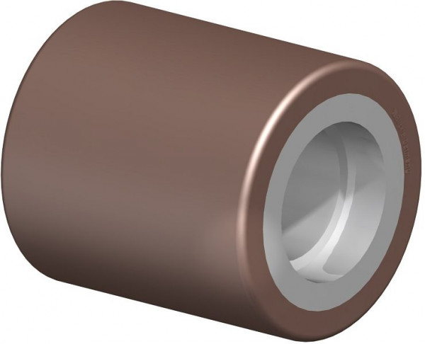 Blickle RK-HB 082x100/47x14-100-Z Rad aus Blickle Besthane®, Braun, 755702