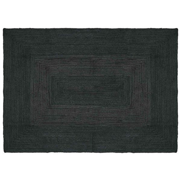 vidaXL Bereichsteppiche Rechtwinklig Dunkelgrau 120 x 170 cm Jute, 42010436