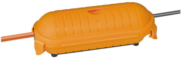Brennenstuhl Safe-Box BIG IP44 / Schutzbox für Verlängerungskabel (Schutzkapsel für Kabel im Außenbereich) gelb, VE: 10 Stück, 1160440