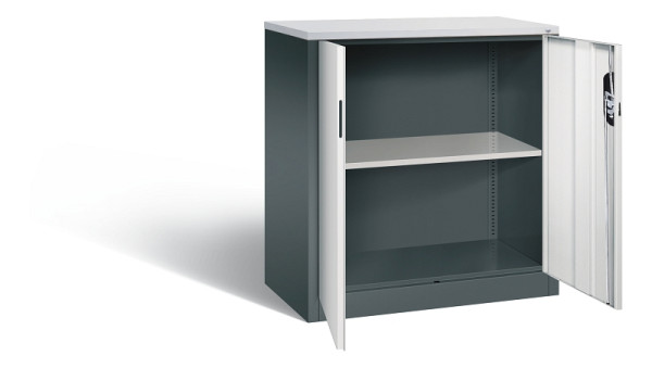C+P Büroschrank Acurado, H1000xB930xT500mm, 7016/7035, 9286-1200 S10485
